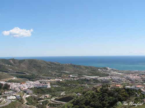 Torrox-Dorf, Torrox-Costa und das Mittelmeer