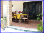 Überdachte Terrasse