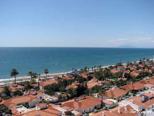Roter Pfeil - unser Strandhaus